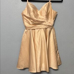 Glamorous Satin corset Wrap Dress